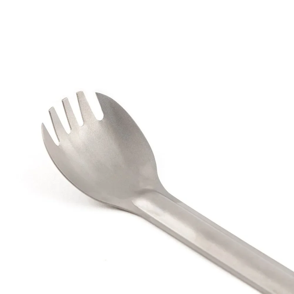 Core Element 100% Titanium Long Handle Spork & Spoon Ultralight Backpacking Camp